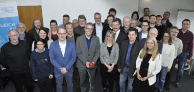 Startschuss zur Optimierung des Radwege-Netzes Gruppenfoto der Auftaktveranstaltung zum Radwegekonzept