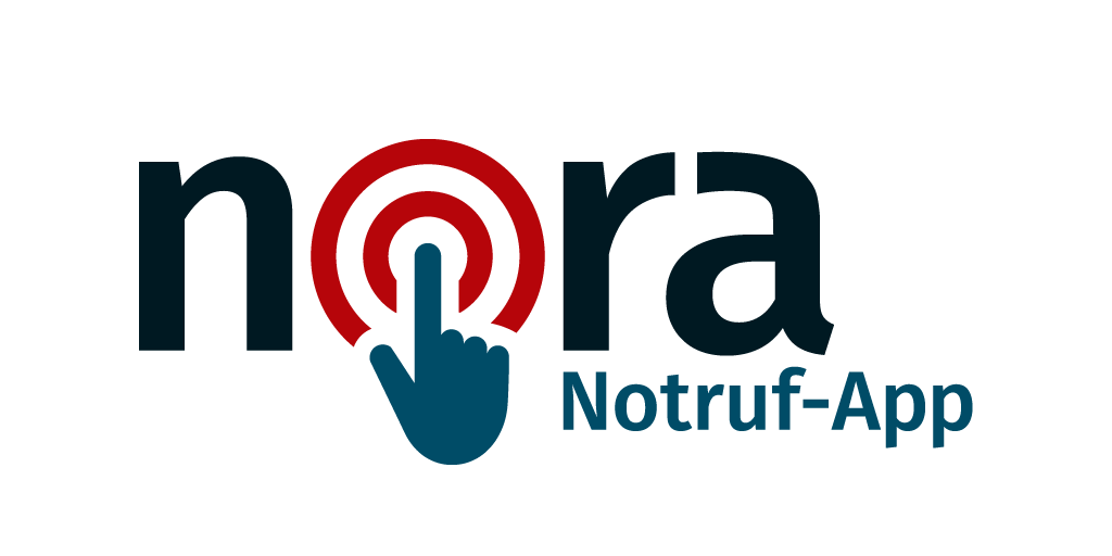 Mit der Notruf-App nora können im Notfall Rettungsdienst, Feuerwehr und Polizei ganz einfach ohne Sprachanruf erreicht werden. 