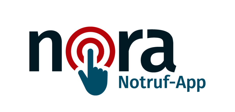 Mit der Notruf-App nora können im Notfall Rettungsdienst, Feuerwehr und Polizei ganz einfach ohne Sprachanruf erreicht werden. 