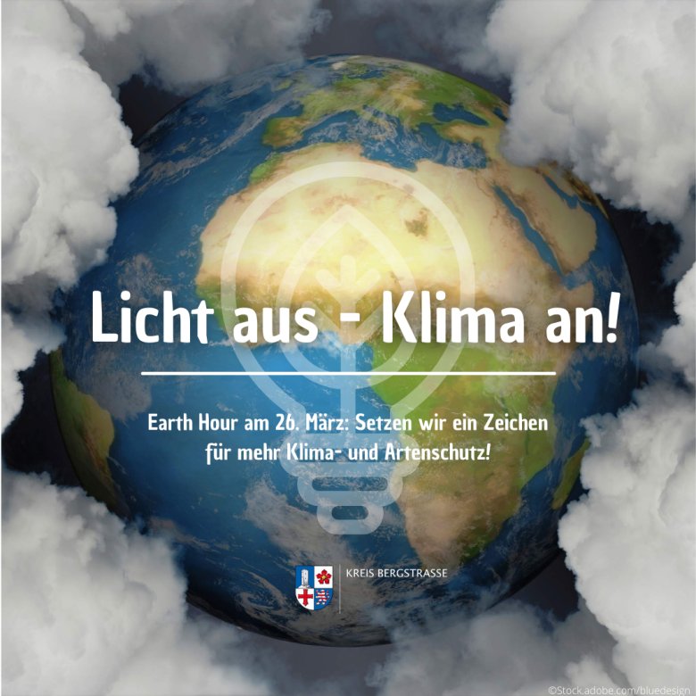 Am 26. März findet die diesjährige Earth Hour statt!