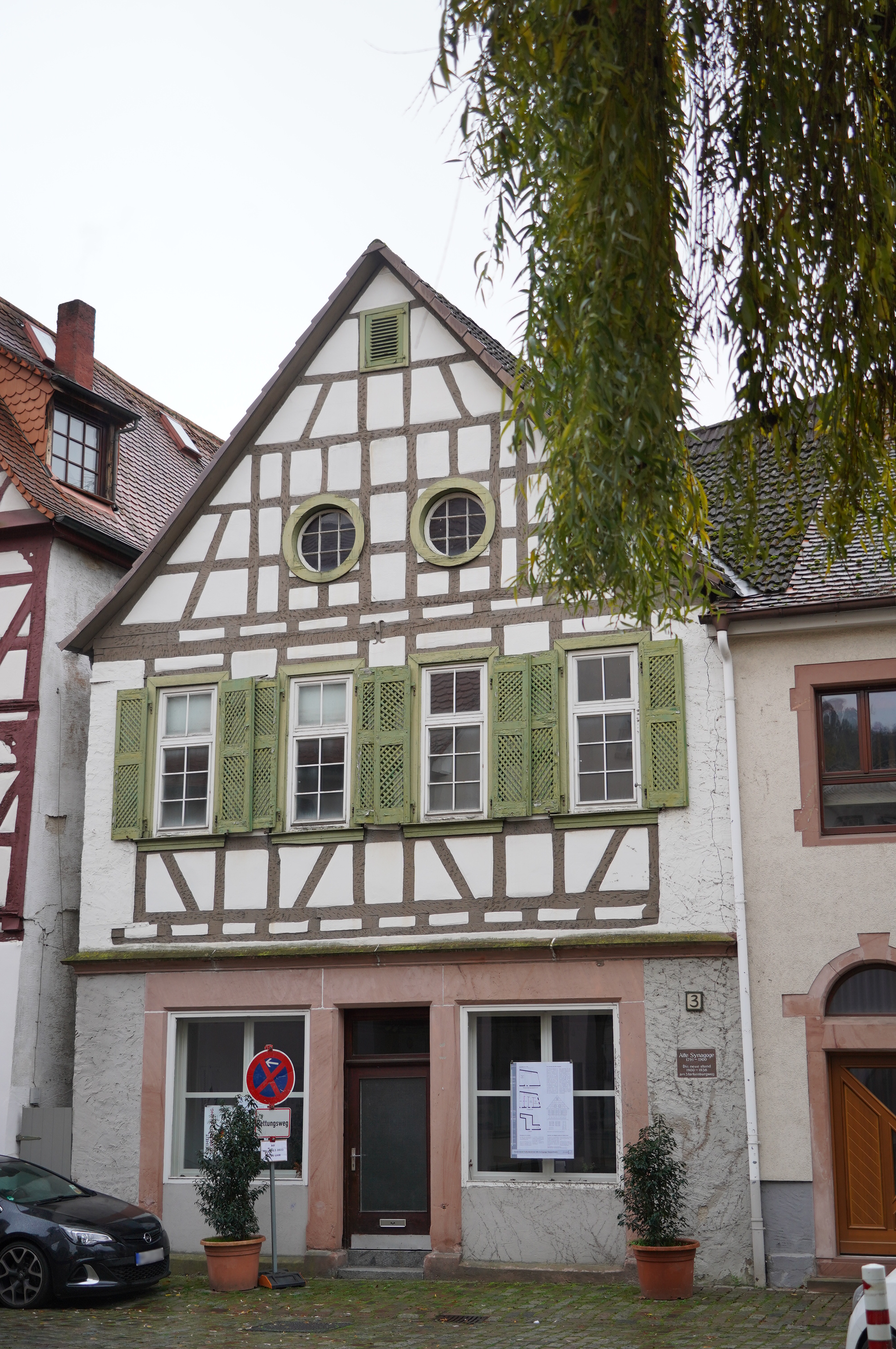 Seit 1791 prägt die Alte Synagoge das Stadtbild Heppenheims.