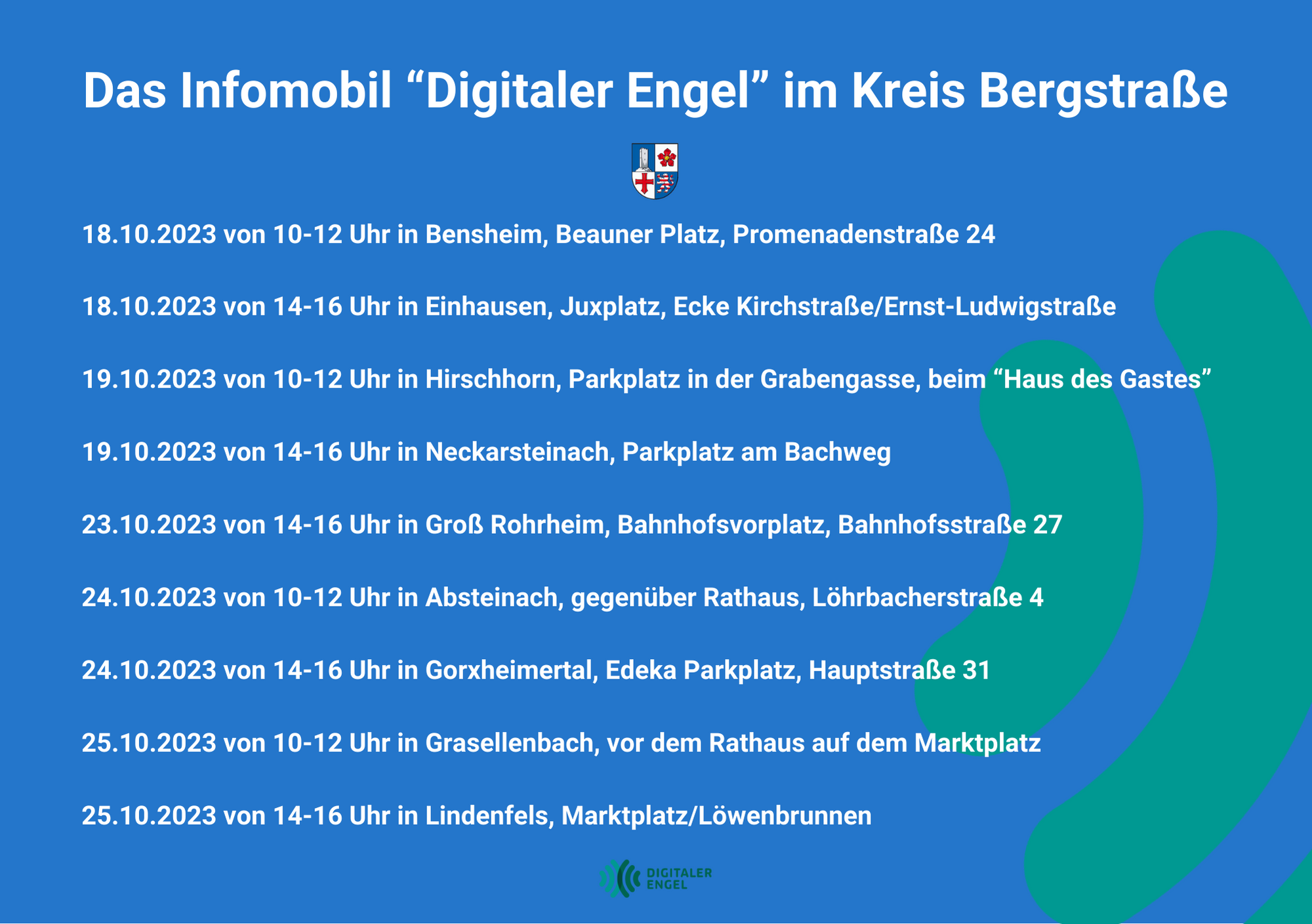 Übersicht der Termine