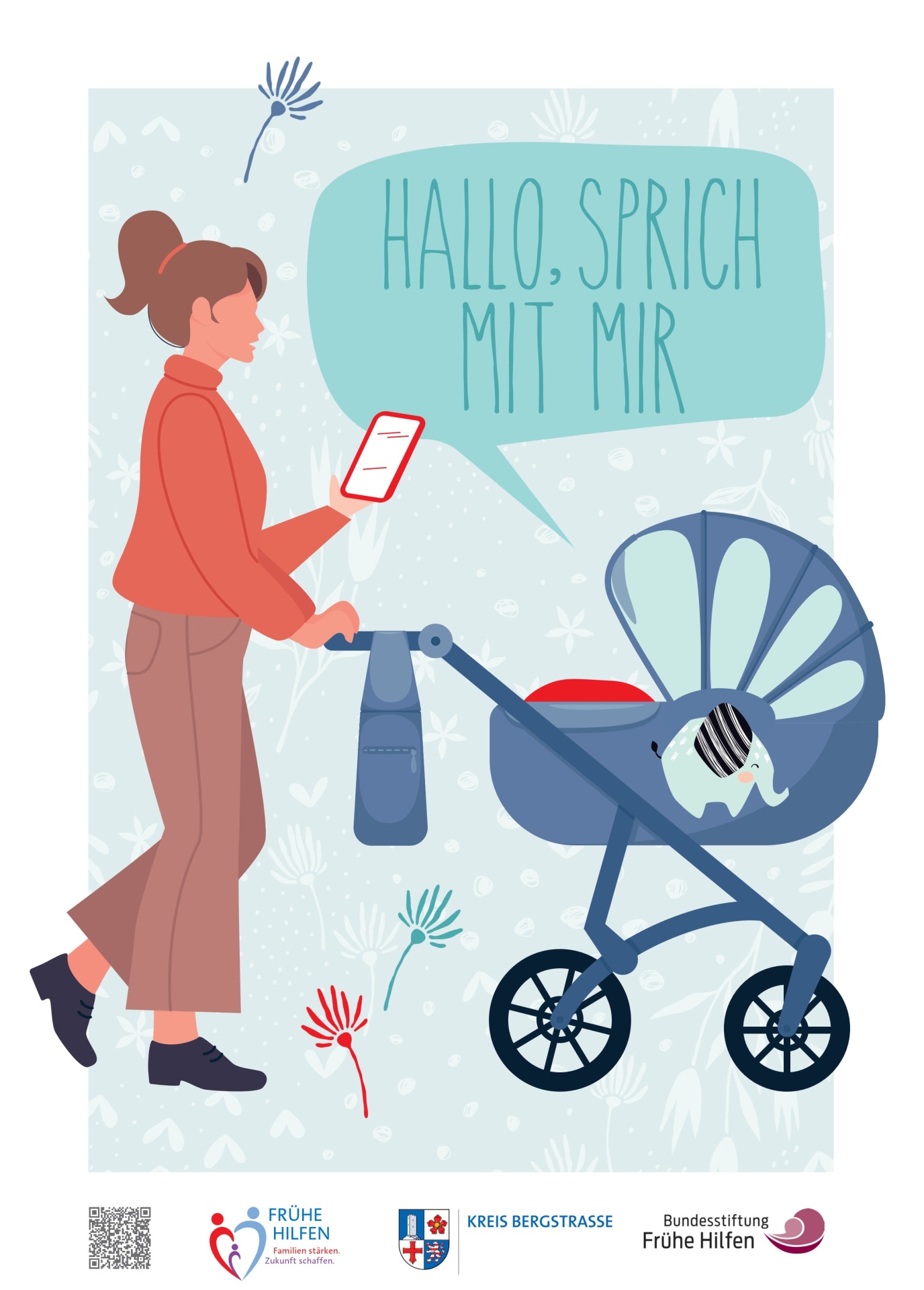 Plakat der Aktion "Sprich mit mir"