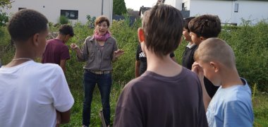 Workshop Streuobstwiese Beate Weis vom Verein Genial Regional erklärte in ihrem Workshop, was eine Streuobstwiese ist und welchen Beitrag diese für den Artenschutz leisten kann.