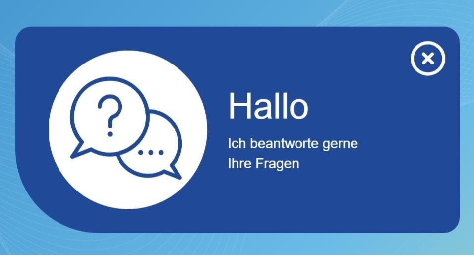 So sieht er aktuell aus: Der Chatbot auf der Internetseite des Kreises Bergstraße.