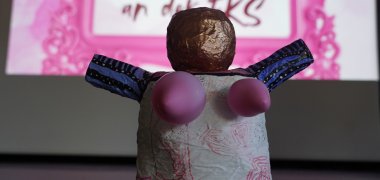 Figur Eine von den Schülerinnen und Schülern gestaltete Figur.