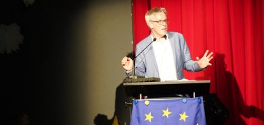 Ansprache Landrat Europatag Landrat Christian Engelhardt bei seiner Ansprache.