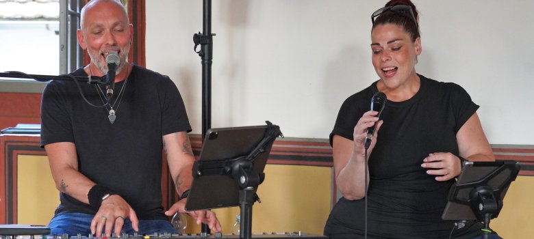 Barbara Boll und Patrick Embach von der Band Bollwerk.