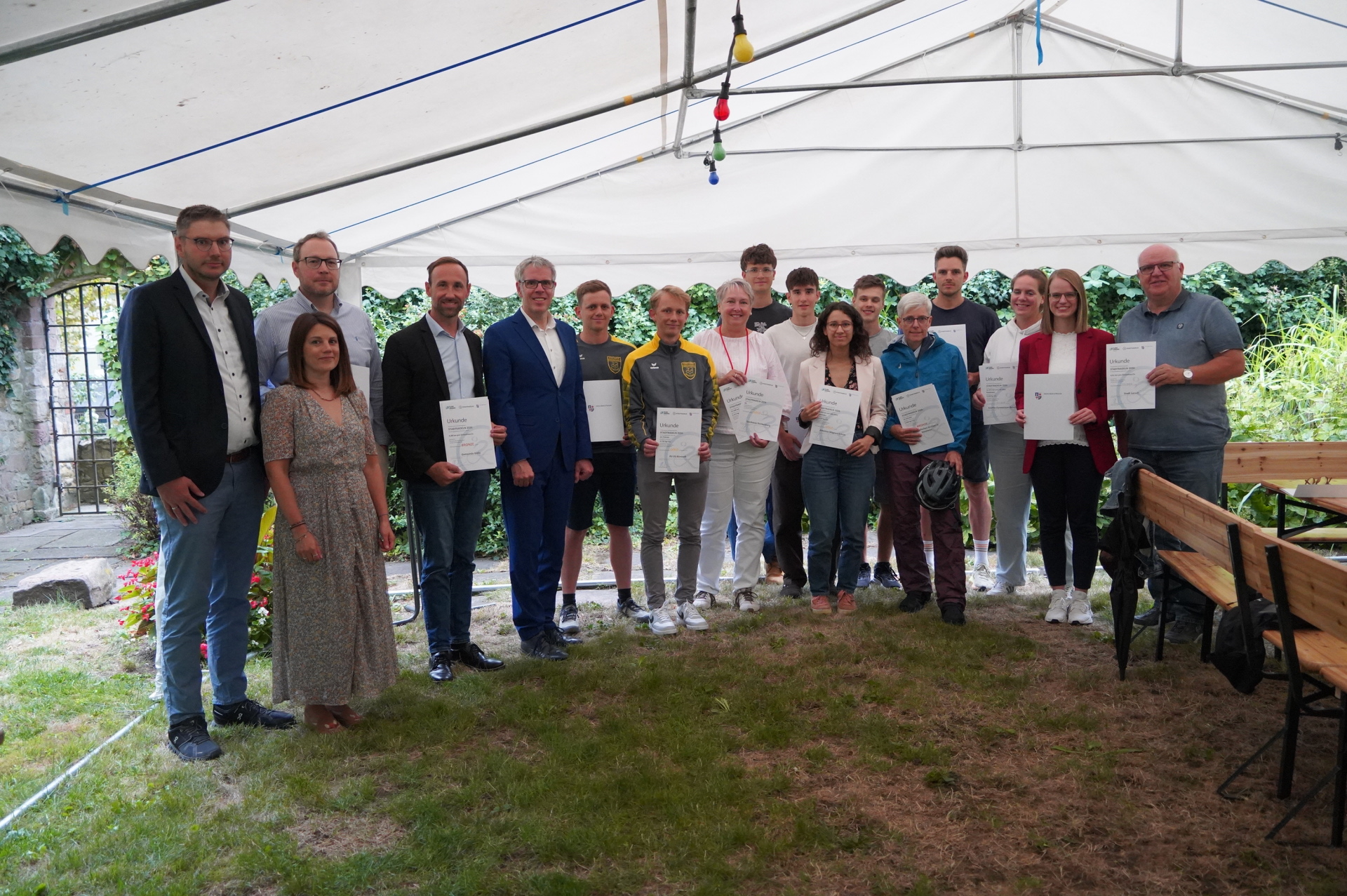 Landrat Christian Engelhardt kürte die besten Radlerinnen und Radler des diesjährigen Stadtradelns 2026.