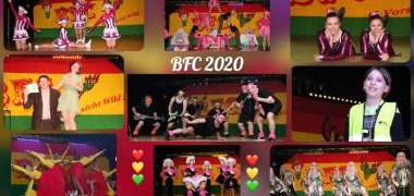 Eine Bildercollage der verschiedenen Tanzgruppen des BFC Bürstadt aus dem Jahr 2020. 
