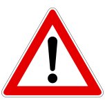 Gefahrstelle - Gefahrzeichen