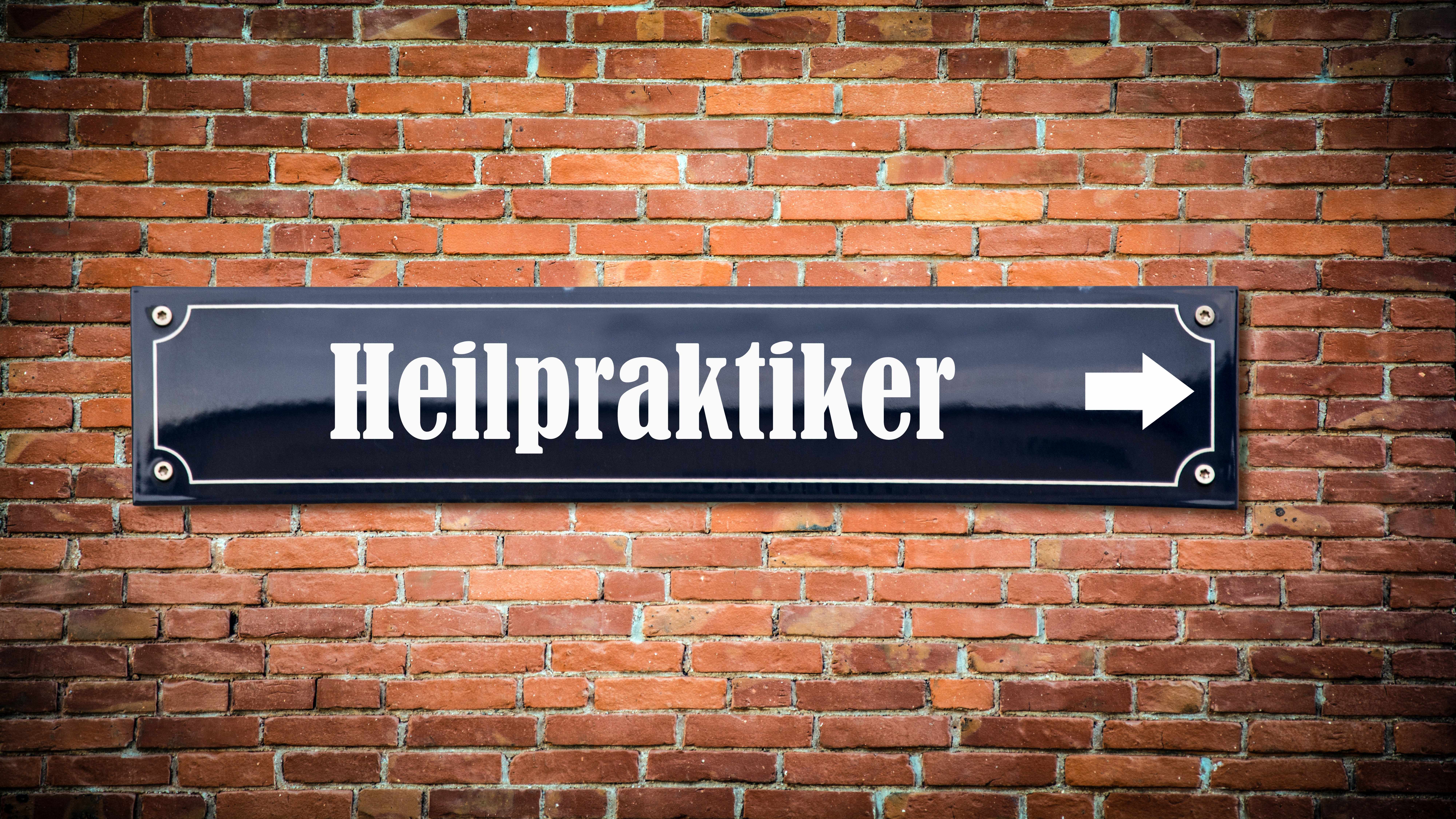 Schild 404 - Heilpraktiker Schild Heilpraktiker