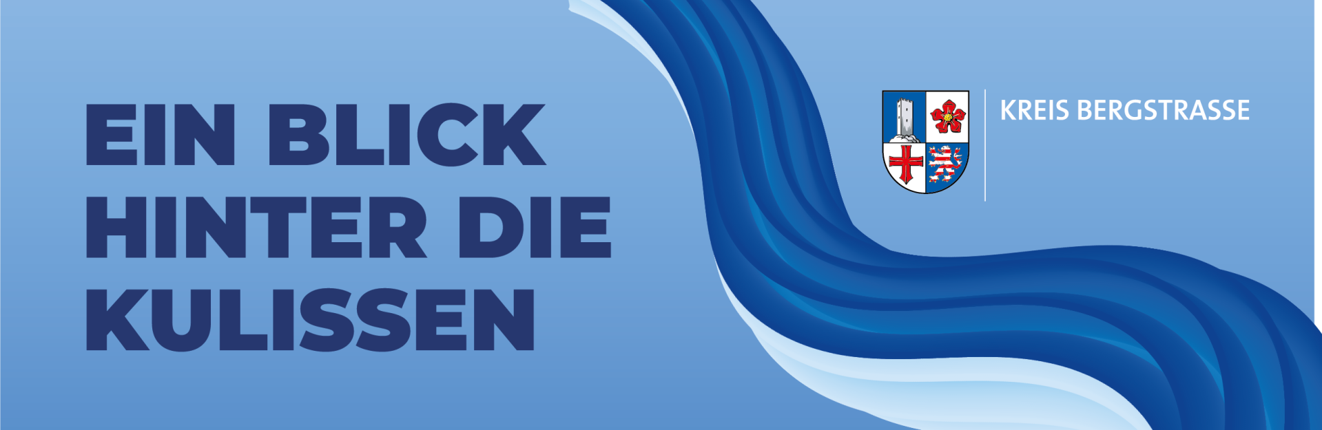 Ein Blick hinter die Kulissen Schriftzig Ein Blick hinter die Kulissen als Grafik